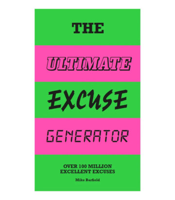 The Ultimate Excuse Generator