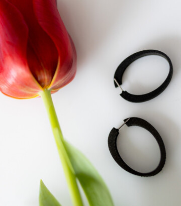 Kiwi 3D earrings
