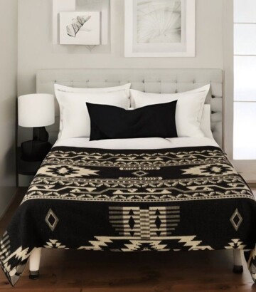 Native Design Alpaca Wool Blanket – Reversible