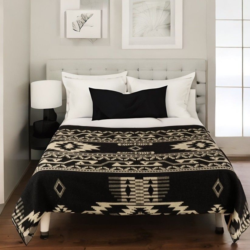 Native Design Alpaca Wool Blanket – Reversible