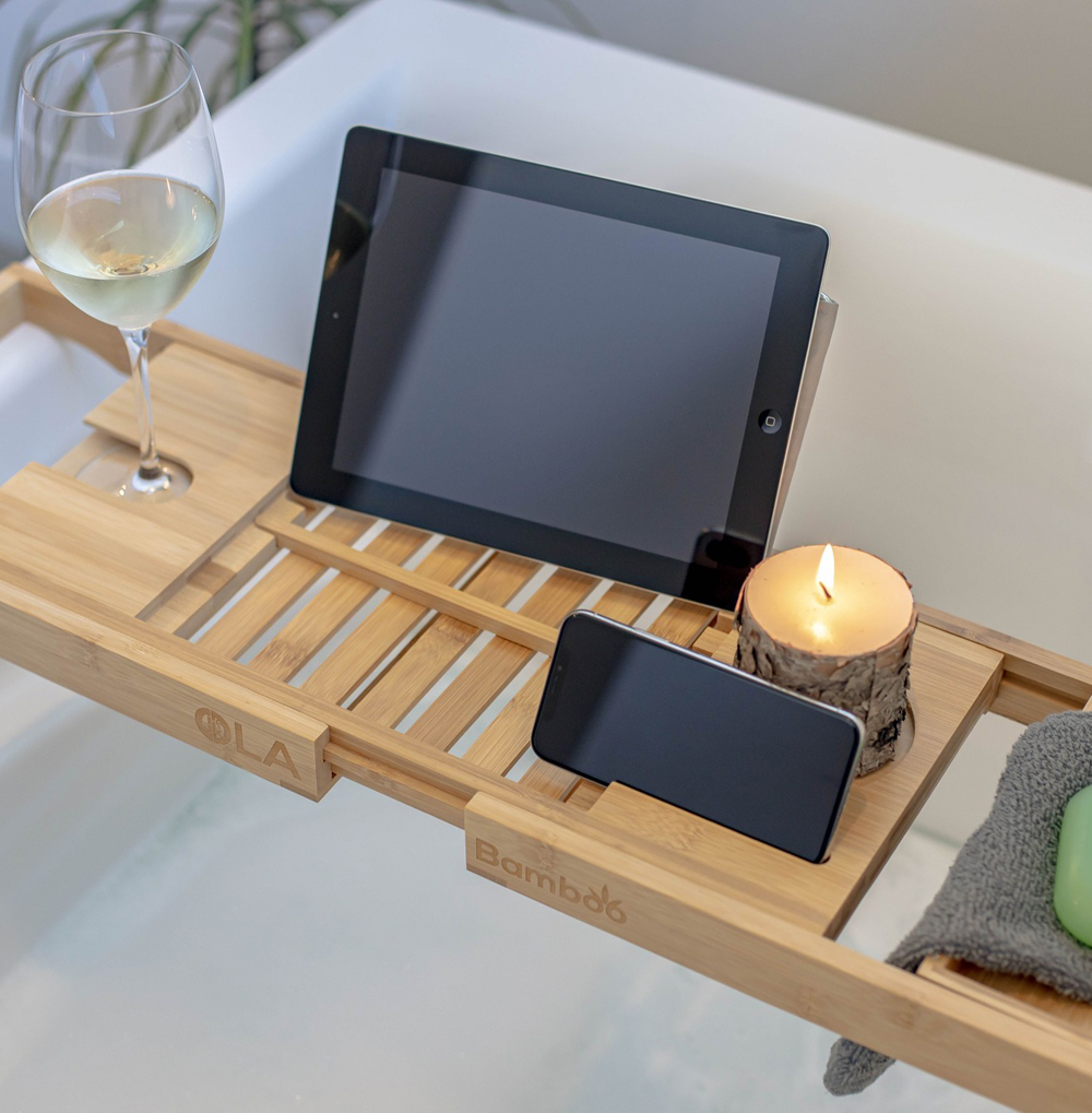 Bamboo Bathtub Tray