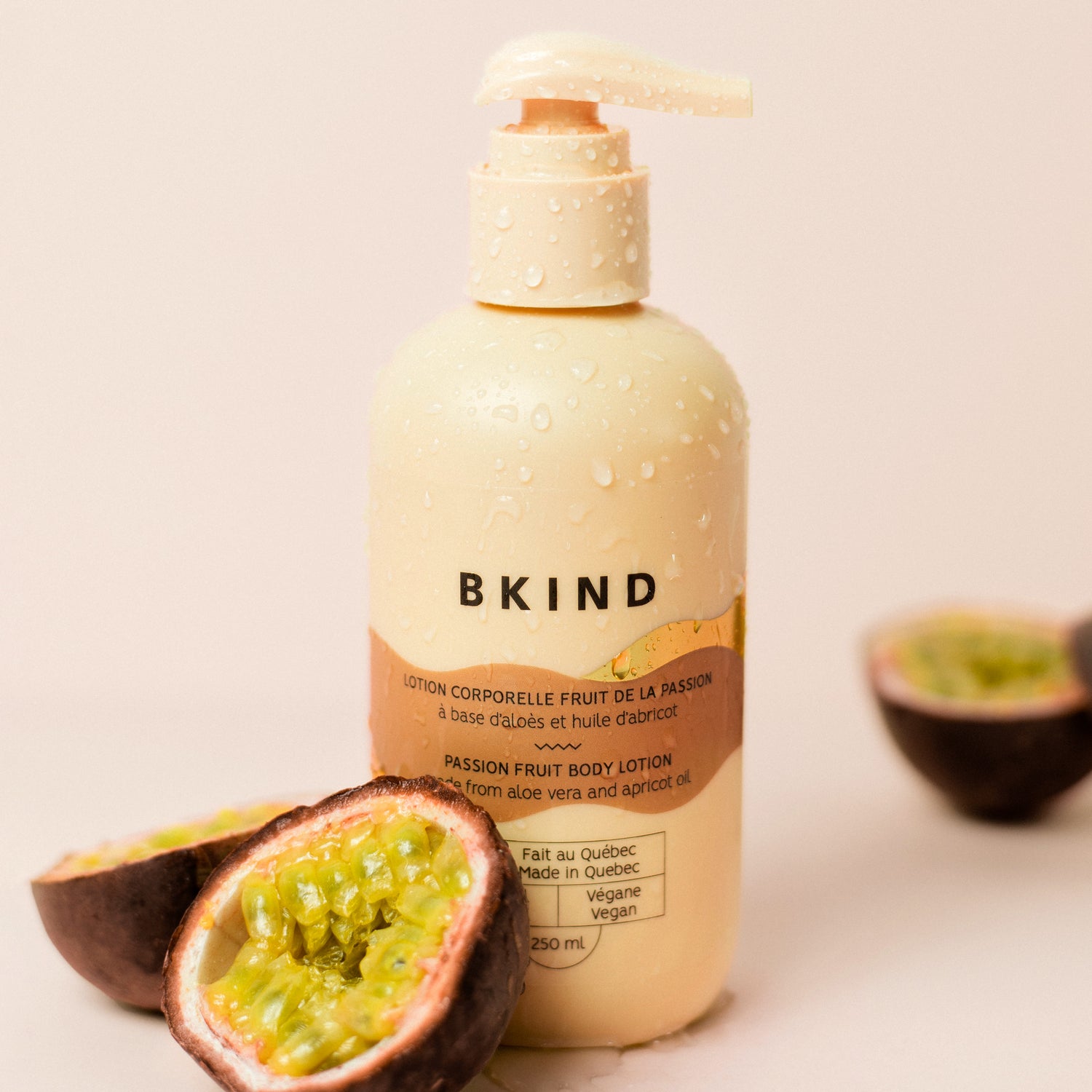 Moisturising passion fruit body lotion