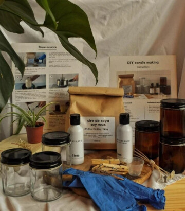 Soy wax candles DIY Kit