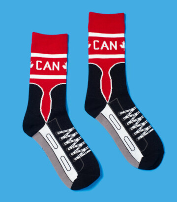 Canadian hockey skate socks