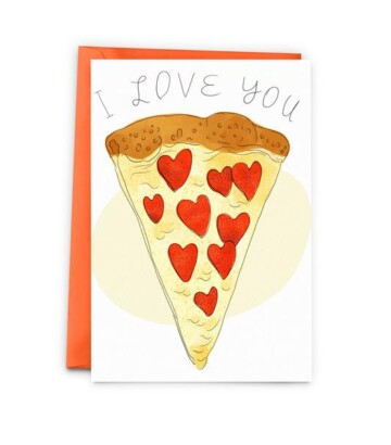 Pizza Love Card