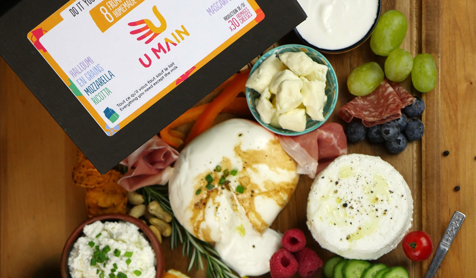 Cheese kit DIY to offer as a gift