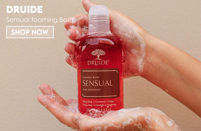 Sensual foaming bath from Druide