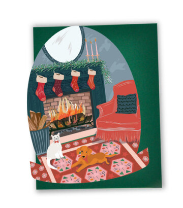 Happy holidays greeting card