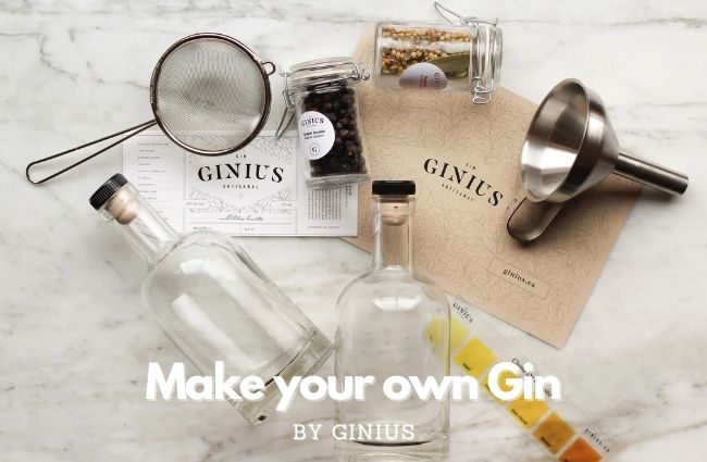 DIY gin kit for men on Father's Day