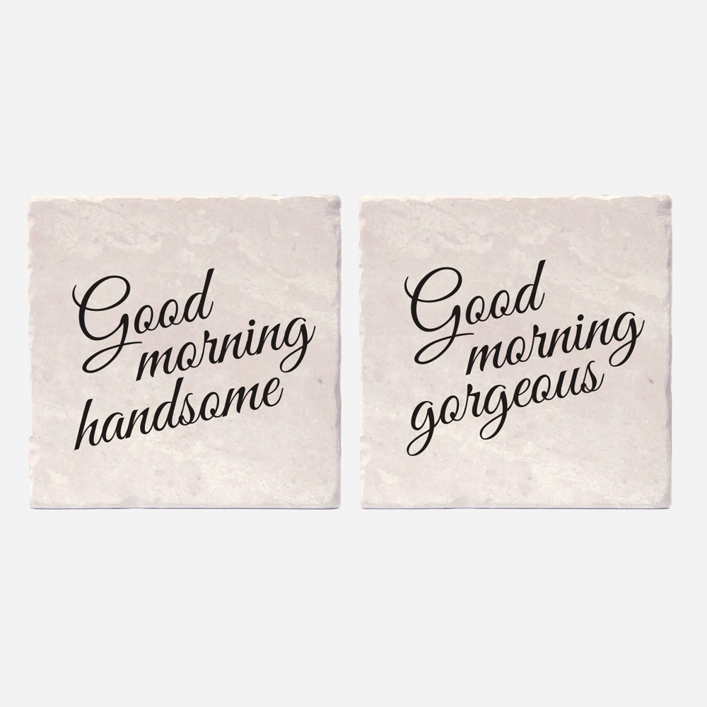 Good morning coaster set