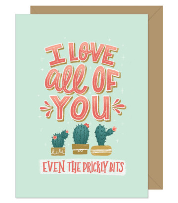 I love all of you card