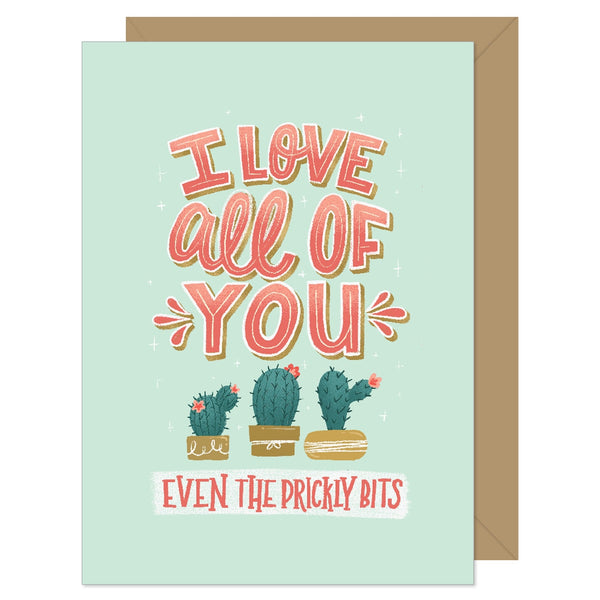 I love all of you card