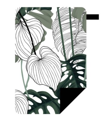 Microfibre Monstera Dish Towel
