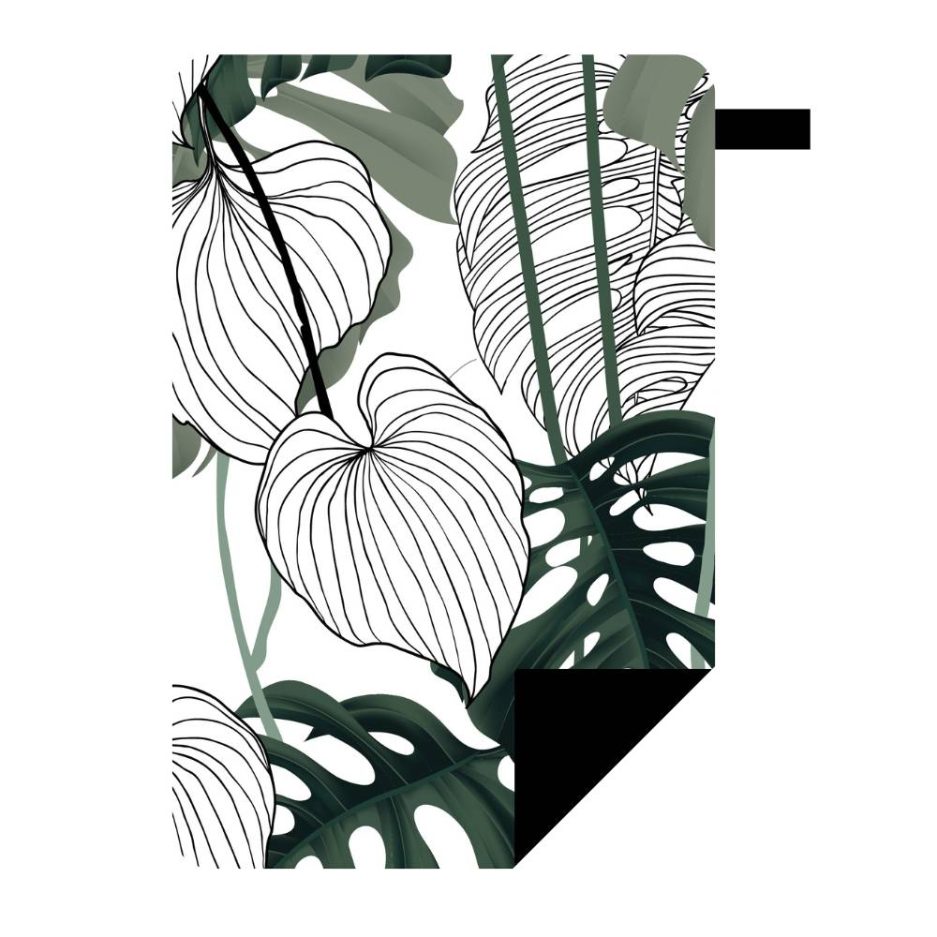 Microfibre Monstera Dish Towel
