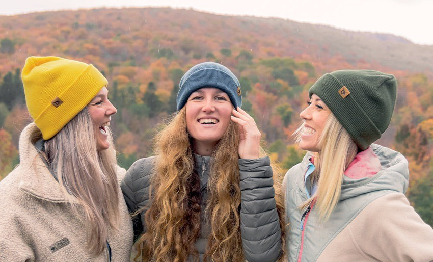 Merino wool beanie from a canadian company
