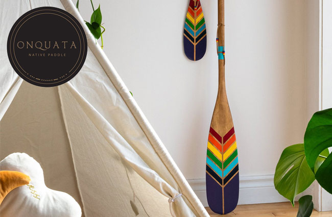 Decorative paddles made in Canada
