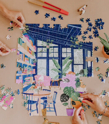 Winter garden puzzle