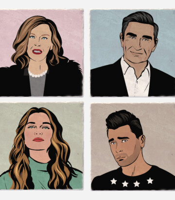 Schitt’s creek coaster set