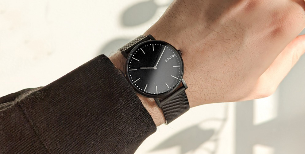 Solar watch for men in Canada