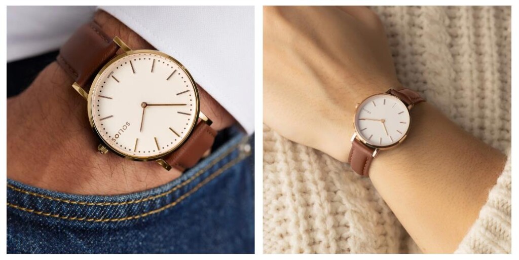 Set of solar watches as wedding gift ideas