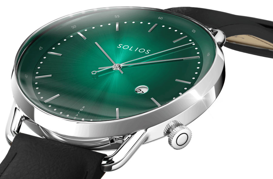 solios watch - solar powered
