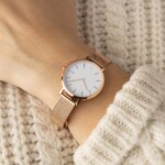 Solar Powered Watch - Mini Rose Gold Solar Watch