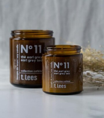 Earl grey tea candle