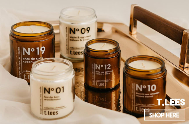 Canadian candles with many fragrances available