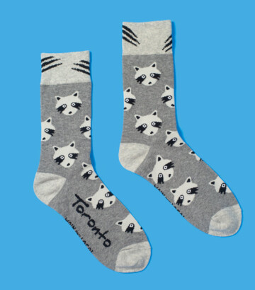 Toronto Raccoon Socks