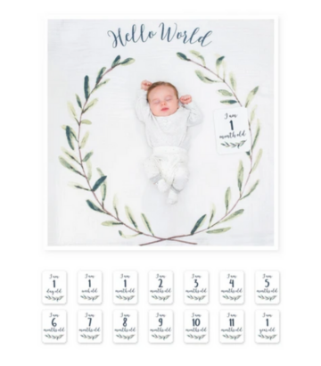 Baby’s first year blanket