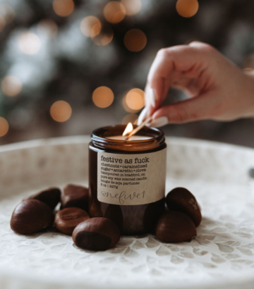 Festive as F*ck Soy Candle