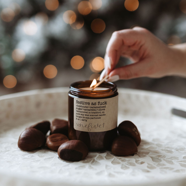 Festive as F*ck Soy Candle